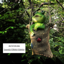 Load image into Gallery viewer, Creative Cute Frogs Cat Dog Resin Lying Santa Claus Statue Garden