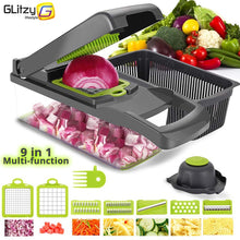 Load image into Gallery viewer, Vegetable Cutter 6 Dicing Blades Mandoline Slicer Fruit Peeler Potato