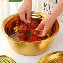 Load image into Gallery viewer, Stainless Steel Drain Pot Food Chopper Vegetable Cutter
