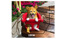 Load image into Gallery viewer, Creative Cute Frogs Cat Dog Resin Lying Santa Claus Statue Garden
