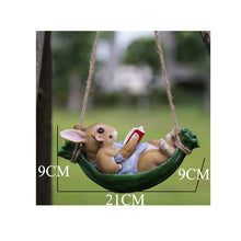 Load image into Gallery viewer, Creative Cute Frogs Cat Dog Resin Lying Santa Claus Statue Garden
